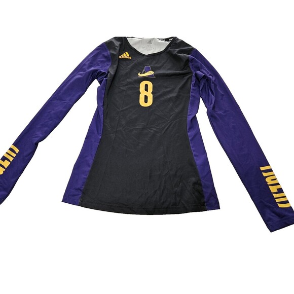 Adidas Woman's XS Long Sleeve Crew Neck Soccer Shirt Jersey Size XS "TIGERS" - Picture 1 of 8